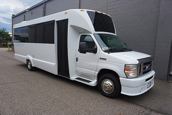  white party bus rental